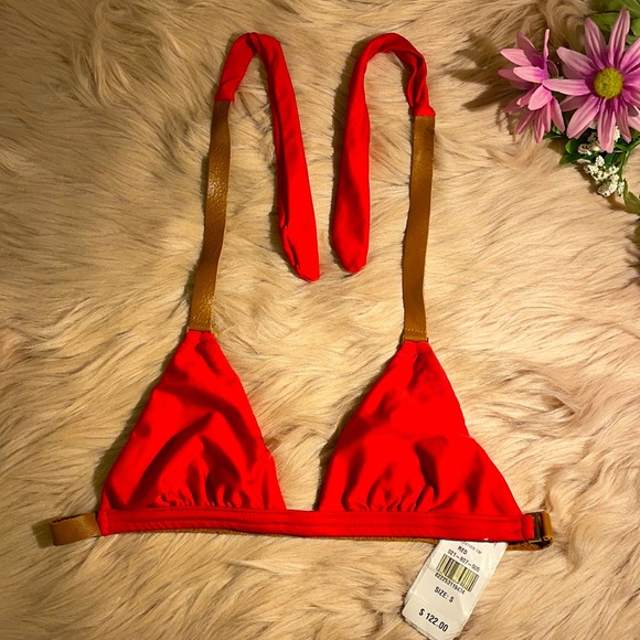 Vix Other - SALE🔥💗VIX | Red with Leather Bikini Top🔥